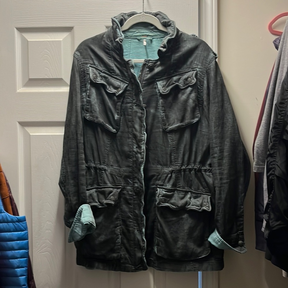 Free People cargo jacket. L